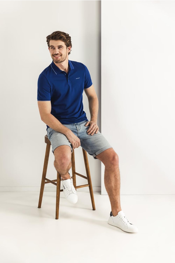 PIQUE POLO MET STREEPDETAILS 46115400 5700